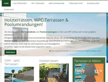 Tablet Screenshot of holzterrassen-wien.at